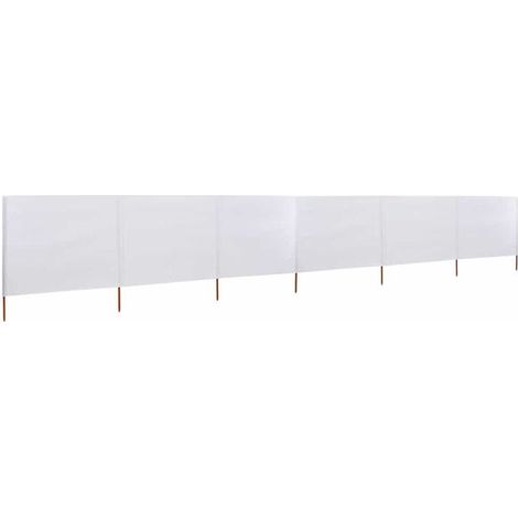 Paravent de Jardin 800x80cm Blanc - Brise-Vue Intimité-x (1/5)