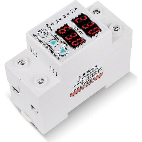 63a 230v Over Under Voltage Protective Device Protector Current Limit Voltmeter (1/5)