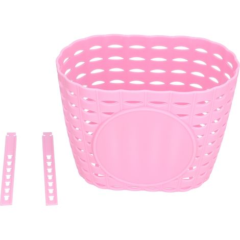 Verstärkter, robuster und langlebiger Fahrradkorb für Kinderwagen oder Einkäufe – Rosa