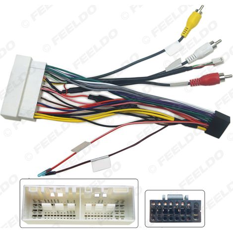 Rear power cable compatible with Android navigation system Hyundai Kona/Mingtu/Lingdong/Kia KX5/K3 (1/5)