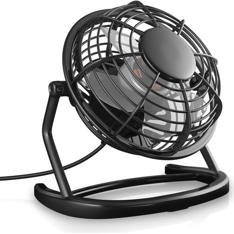 CSL Mini USB-Ventilator Tischventilator, stromsparend, ruhiger Lauf, 360° neigbar (1/5)