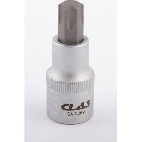 Douille embout torx T55 L.55mm 1/2'' CrV - SA 0269 - CLAS Equipements (1/3)
