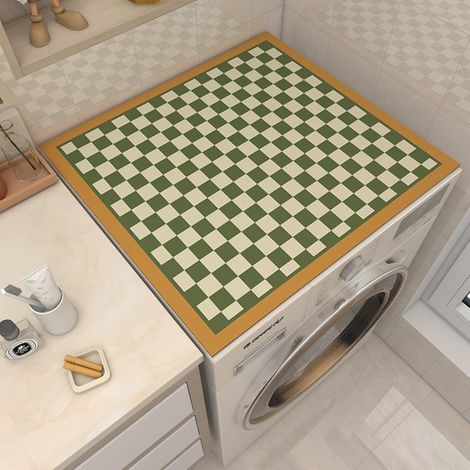 Housse imperméable J, 60 x 60 cm / 24 x 24 pouces, pour lave-linge et sèche-linge. Housse épaisse pour lave-linge, antidérapante et anti-poussière, idéale pour la cuisine.-AquaForge (1/4)