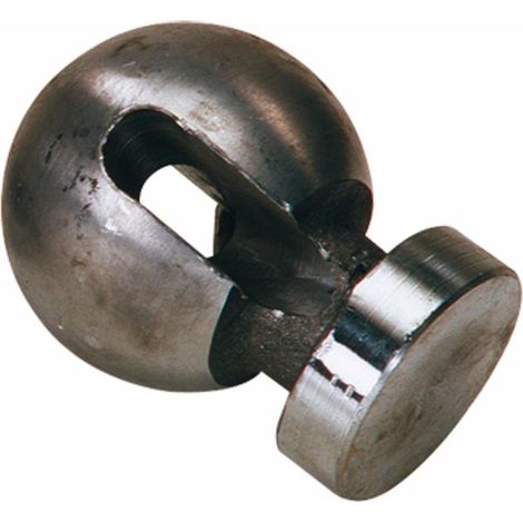 Sfera per sistema di ribaltamento rimorchi Ama Ø 78mm con asola (1/2)