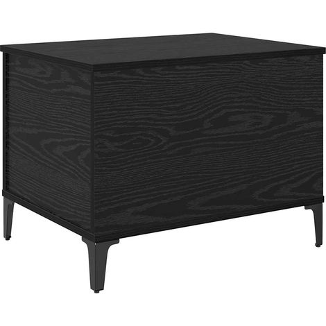 Mesa de Café Roble Negro 60 x 44,5 x 45 cm Madera de ingeniería vidaXL