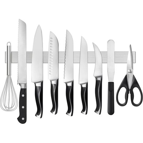 Magnetleiste Messer 45cm Edelstahl Extra Stark Magnetisch Küchenutensilien (1/5)