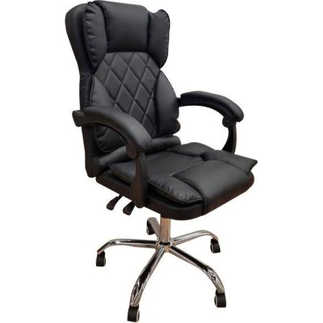 POLTRONA UFFICIO MILO NERO (1/2)