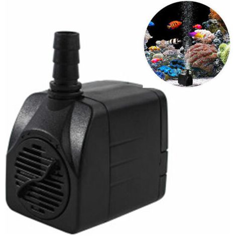 Pompe à Eau Submersible, Ajustable Mini Pompe à Eau(45W), Pompe pour Bassin/Fontaine, Pompe d'aquarium Ultra Silencieuse, avec 5 Buses (1/4)