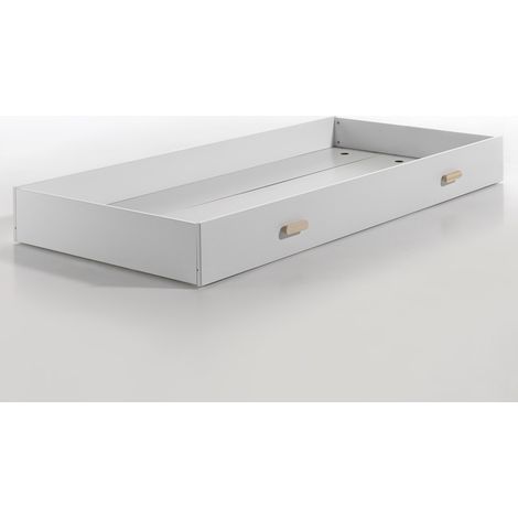 Bettschublade SLIGO-12, MDF weiß lackiert B x H x T ca. 194 x 20 x 94cm (1/2)