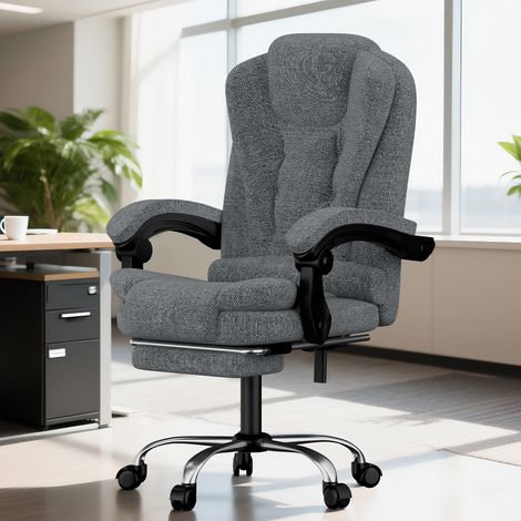 Ergonomic Fabric Office Chair High Back Adjustable Swivel (1/5)