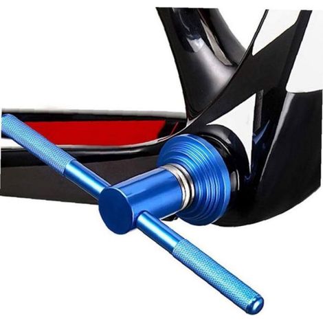 Casque vélo + Outil d'installation pédalier Press Fit – Kit réparation complet, bleu (1/5)