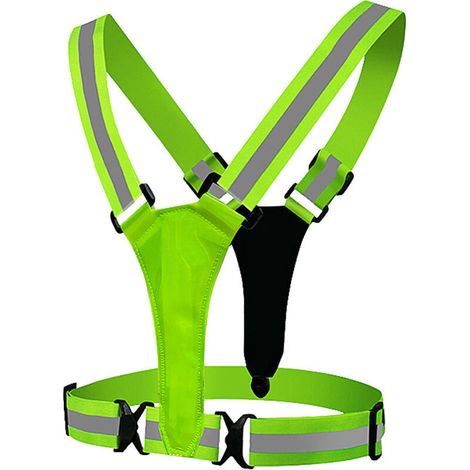 Wiederaufladbare LED-Sicherheitsleuchte per USB, Laufweste mit Sicherheitsanzeige und reflektierendem Gürtel, Laufweste mit 3 Beleuchtungsmodi und 360°-Abstrahlwinkel, zum Joggen, Campen usw. (1/5)