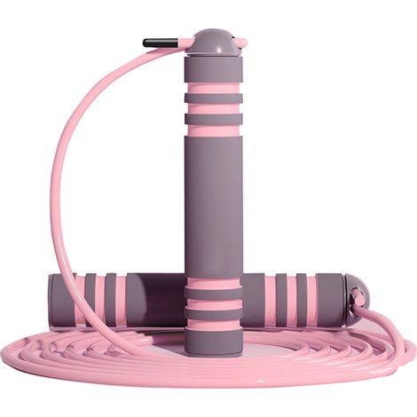 Corde à Sauter - Roulement Haute Vitesse - Câble Acier Gainé PVC - Réglable Sans Couper - Pour Adultes et Enfants - 1 Pièce (1/5)