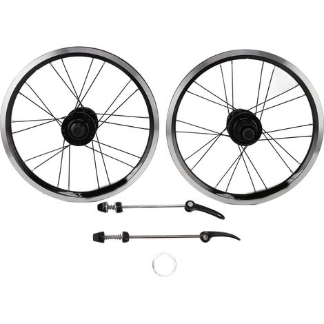 16-Zoll-Räder, Doppelfelgen aus 305er Aluminiumlegierung, Scheibenbremsen, 6-Pin, 11-Gang, 20 Löcher, für Falträder, Rennräder oder Mountainbikes. (1/5)