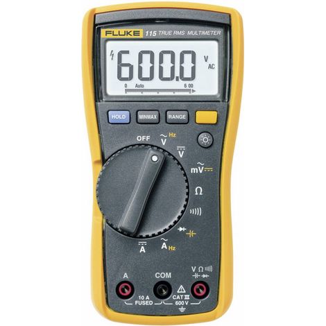 Fluke 115 Multimetro portatile digitale CAT III 600 V Display (Counts): 6000
