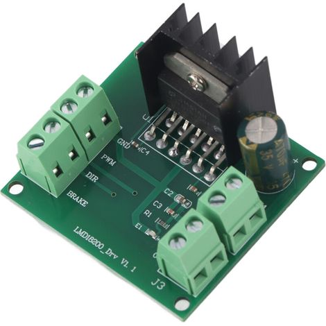 Contrôleur de Vitesse PWM pour Moteur DC LMD18200T 4.5V à 5.5V (1/5)