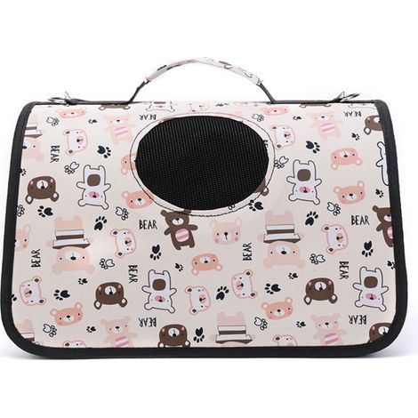Sac de Transport Chat et Chien Petit – Caisse de Voyage Souple Respirante – Transporteur Animal Cabine Avion – Chiot & Chaton – Léger, Sécurisé (1/5)