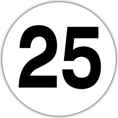 Disque 25KM/H PVC