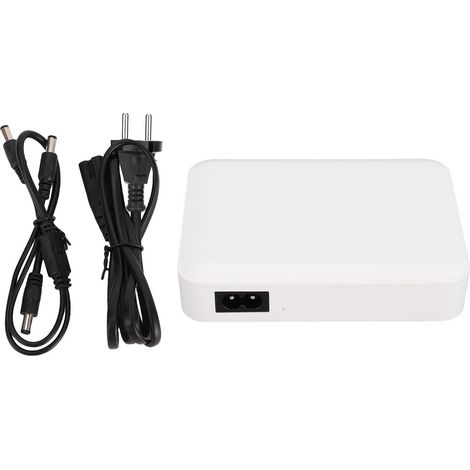 Odorkle 7500mAh Mini-USV Router Modem Unterbrechungsfreie Stromversorgung, Backup-Akkupack DC 12V / 9V und 24W USB-A Ausgang für Zuhause und Büro mit DC 2A (EU-Stecker).