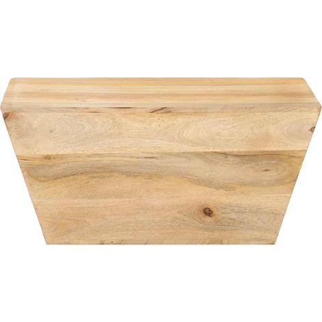 Maison Exclusive - Couchtisch V-Form 66x66x30 cm Mango Massivholz (1/5)