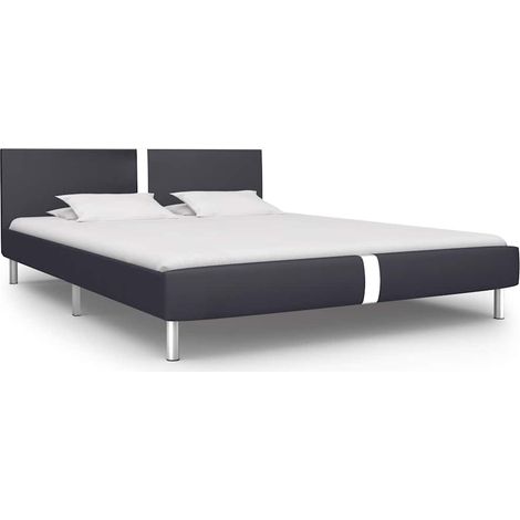 Giroletto senza Materasso Nero in Similpelle 120x200 cm vidaXL (1/5)