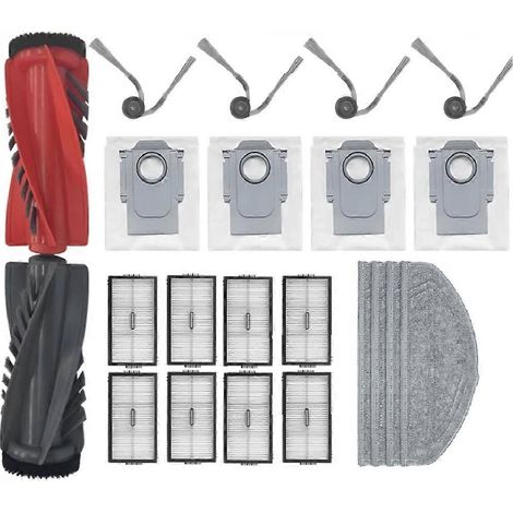 Pièces détachées pour aspirateur sonique Roborock G30S PRO Saros 20 : brosse principale, filtre, lingette, sac à poussière et accessoires de rechange (1/5)