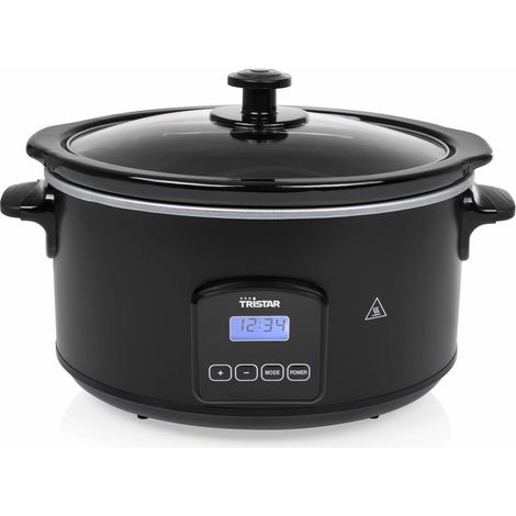 Olla de cocción lenta negro 210W 4,5L Tristar (1/5)
