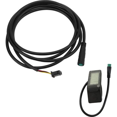 Câble de Conversion de Vélo Électrique pour Panneau d'Affichage, Câble Adaptateur de Vélo Électrique Étanche 5 Broches Longueur 145 cm pour Panneau d'Affichage (1/5)