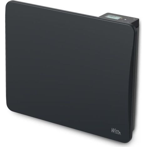 Radiador fijo de inercia cerámica - 1000 W - WARMTECH - WTZEUS10-N - Horizontal - Negro (1/5)