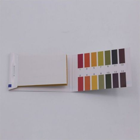 PILOTE de papier de Tournesol pour le pH-test (1) à (14) de l'80 bandes 1 paquet de multi-couleur (1/5)