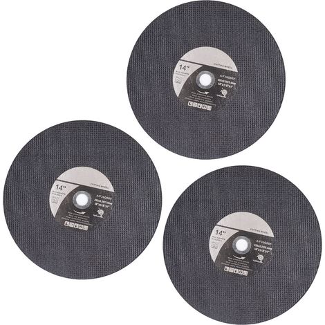 3-teiliger Trennscheibensatz, Schleifscheibe, Außendurchmesser 355 mm, Innendurchmesser 25,4 mm, Sägeblatt für Winkelschleifer (1/5)