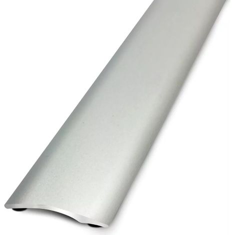 Dinac – Seuil de porte aluminium naturel 27 mm – Longueur 0,93 m – Différence de niveaux max 6 mm – Fixation adhésive butyle pour sols LVT et PVC