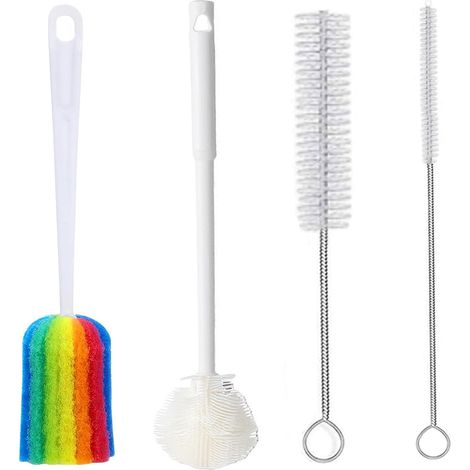 Cleaning Brush Set for Water Bottles, Beverage Bottles, Cups, Glasses, Teapot Spouts, Pipes, Cups (1/5)