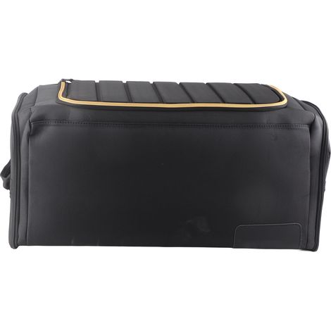 Coffre de rangement auto grand volume tissu oxford 1680D 3 étages pliable bac stockage coffre voiture noir 60L (1/5)