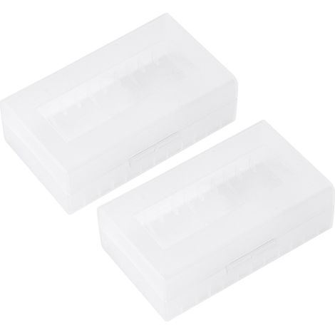 2PCS Boîtier de stockage de piles Non étanche pour 220700/21700, Range-piles de rechange (1/5)
