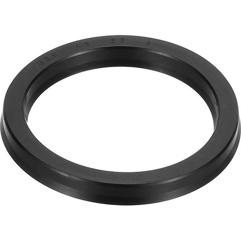 Radial Shaft Seal, 45mm ID x 55mm OD x 6mm Width Nitrile Rubber Oil Seal for Bearing Shaft Oil Pumps Engines, Black (1/5)
