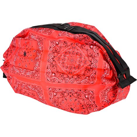 Sacs à dos élégants pour faire les courses, pliables, réutilisables et écologiques (rouge) (1/5)