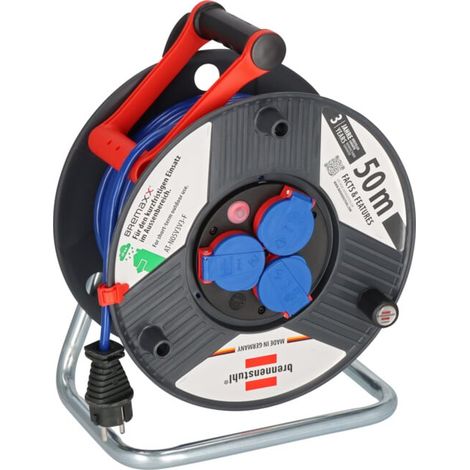 Enrouleur de câble Garant IP44 50m AT-N05V3V3-F 3G1,5 bleu