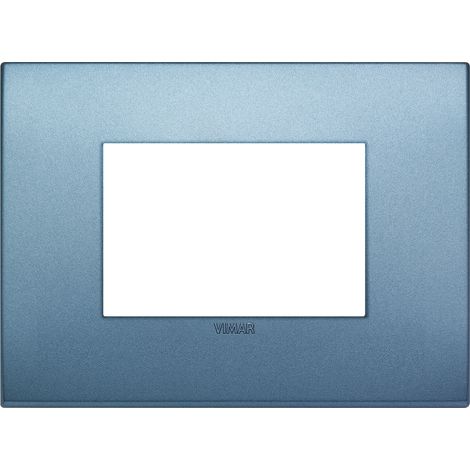VIMAR - 19653.76 Plaque d'immatriculation classique 3M, bleu mat