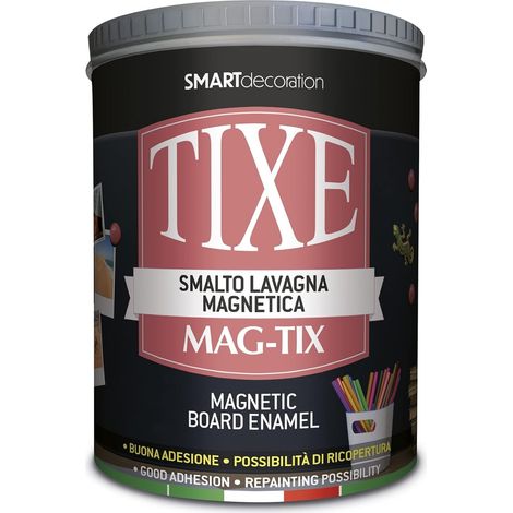 TIXE MAG-TIX SMALTO LAVAGNA MAGNETICA, nero, 1 Litro (1/4)