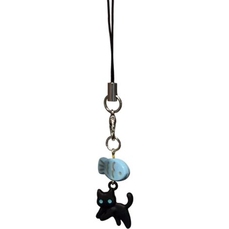 Gatti pendenti fatti a mano con perline, ornamento - Blu