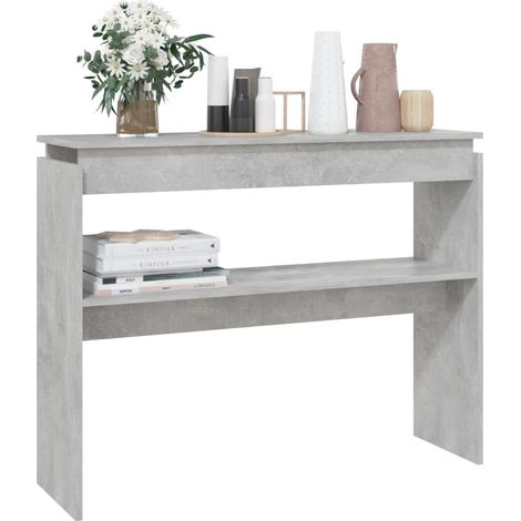 Console Gris béton 102x30x80 (1/5)