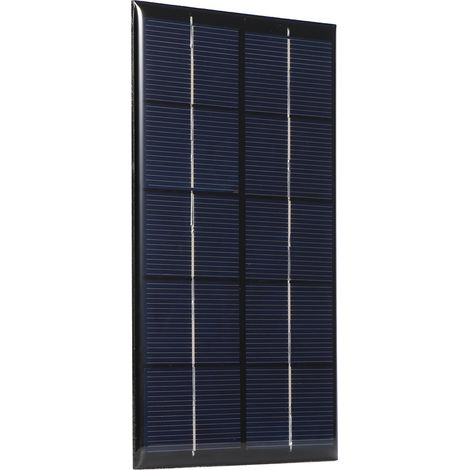 Chargeur de batterie solaire 2 W 5 V en polysilicium pour téléphones, MP3, GPS et appareils photo numériques (3,5 x 5,6 pouces). (1/5)