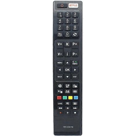 Télécommande de remplacement RM-C3179 pour téléviseur JVC, en plastique ABS. (1/4)