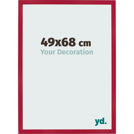 yd. - Cadre photo 49x68 - Rouge - MDF - Bologna (1/5)