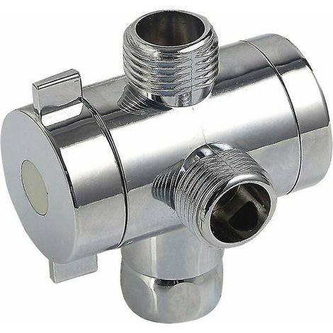 Adattatore a T a 3 vie per miscelatore doccia da bagno, connettore valvola deviatrice, 11
