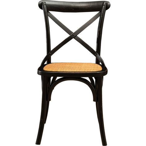 Sedia da cucina Sedie da pranzo 47x86x52 cm Sedia in legno e rattan Thonet Sedia moderna per ristorante giardino Sedia vintage (1/5)