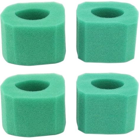 Lot de 4 cartouches filtrantes de rechange en mousse réutilisables durables et pratiques pour pompe de piscine (1/5)