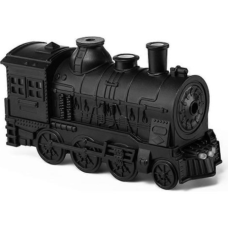Mini diffuseur d'huiles essentielles d'aromathérapie en forme de train, humidificateur à ultrasons à brume fraîche avec lumière LED, prise standard américaine (1/5)