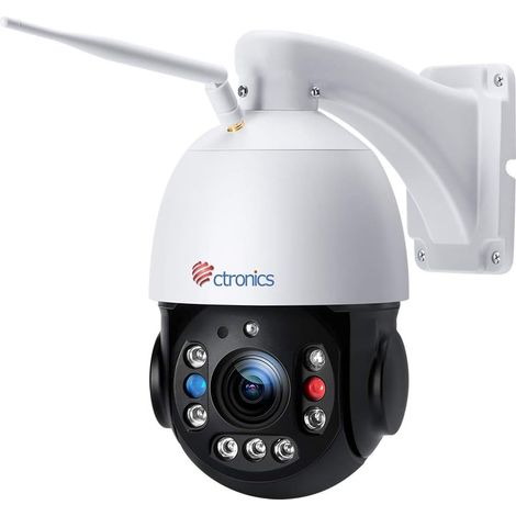 30X Zoom 5MP Caméra Surveillance WiFi Extérieure IP Détection 1920p Mouvement Uniquement Humaine Vision Nocturne 150M Rotation 355 °90° Alarme Sonore Audio Bidirectionnel (1/5)
